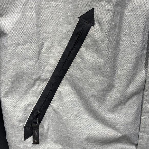 TechNine Winter Athletics Snowboarding Jacket Men's Size L Gray Black Varsity - Picture 9 of 16